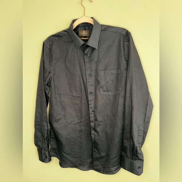 BlackBerry Black Formal Shirt India Slim Large Button Down - Picture 9 of 16